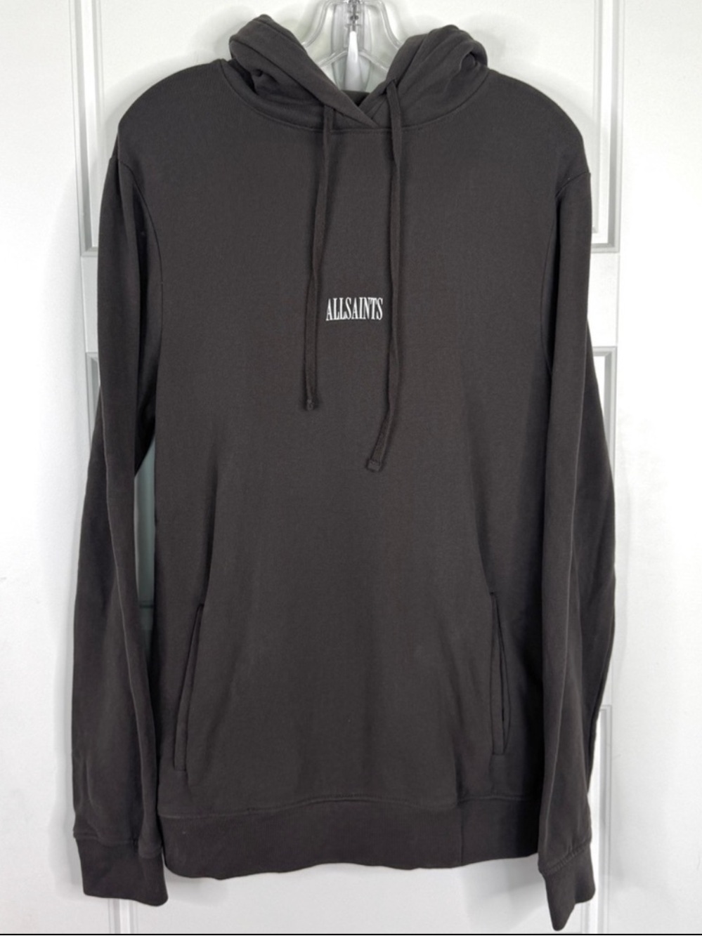 ALL SAINTS Ryder Hoodie NEW Size S Brown Sweatshirt